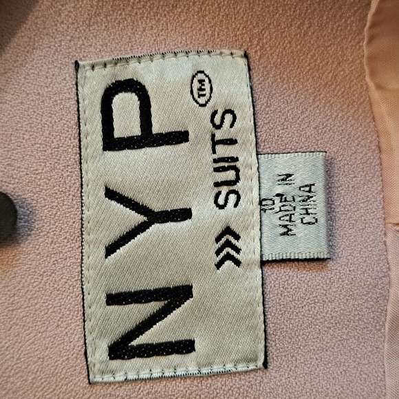 NYP Suits pink vintage blazer suit jacket - Picture 5 of 9